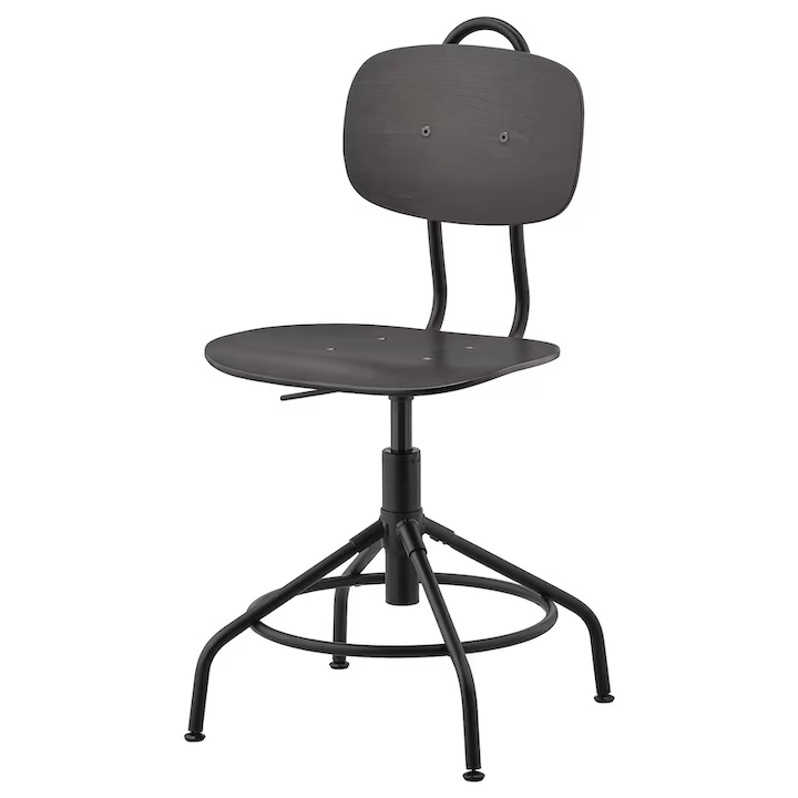 Review OEM Scaun ergonomic rotativ Lemn reglabil Negru