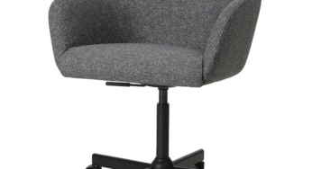 Review OEM Scaun rotativ ergonomic tapitat, Cu brate, Cu spatar, Ajustabil pe inaltime, 110 Kg, Poliester, Neasamblat, Negru