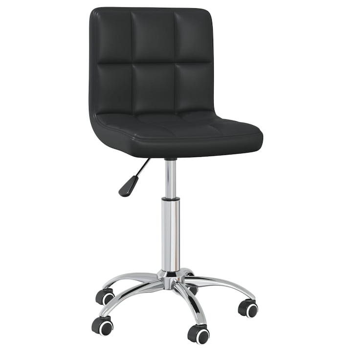 Review vidaXL Scaun birou ergonomic fara brate piele ecologica 110 Kg
