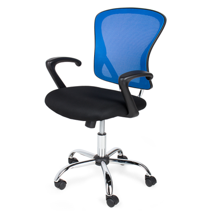 Review Divián-Megafa Kft. Scaun birou Beni Albastru ergonomic reglabil balansoar