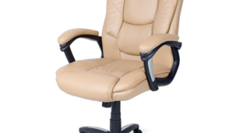 Review Divián-Megafa Kft. Scaun director Arnold ergonomic,cu brate,cu spatar,balansare,120 Kg,piele ecologica,neasamblat,bej