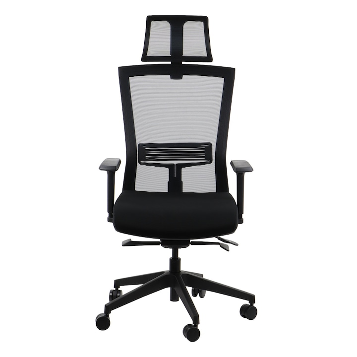 Review OEM Scaun pivotant ergonomic Hope Negru reglabil tetiera cotiere