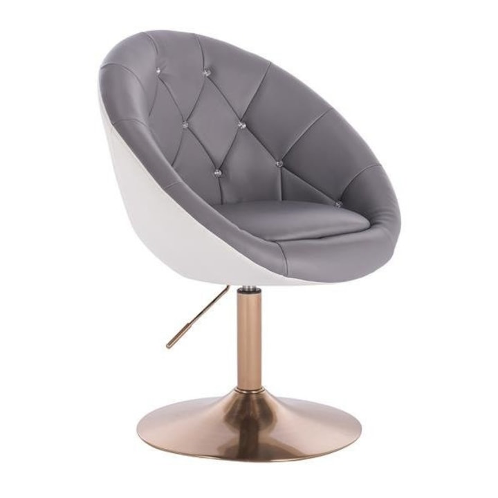 Review Votana HC8516CN Scaun birou ergonimic piele ecologica alb gri